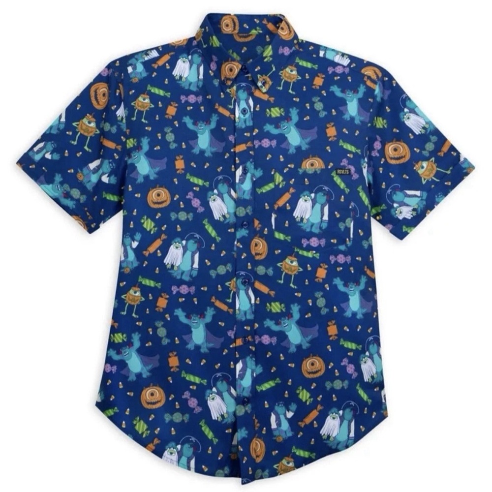 3XL - RSVLTS Pixar Monsters University Halloween Scream-O-Ween Shirt Men Disney